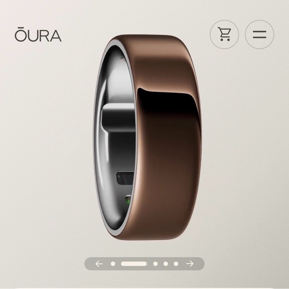 NEW Oura - Ring 4 - Smart Ring - Size 8- Rose Gold - (2024) - Picture 5 of 10